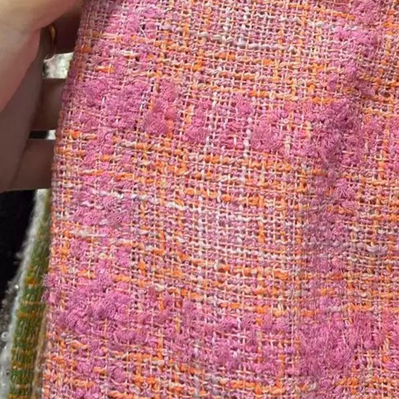 Sewing Tweed Fabric - Tecido Tweed Trançado Tingido com Fio