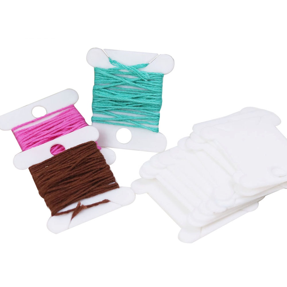 30 peças bobinas de fio de plá - Embroidery Floss Thread avaliação e preço