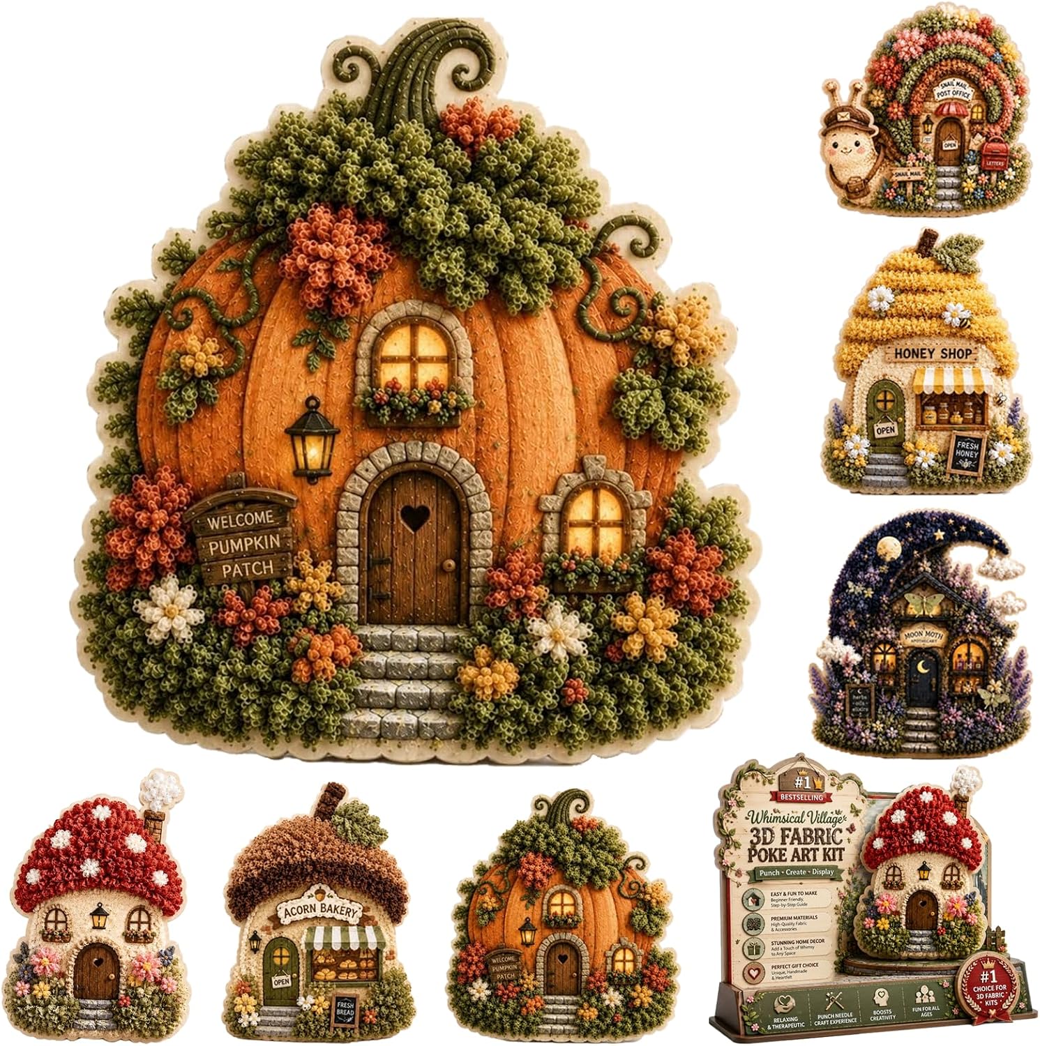 Kit de Arte em Tecido 3D DIY,  - Sewing Textile Art avaliação e preço