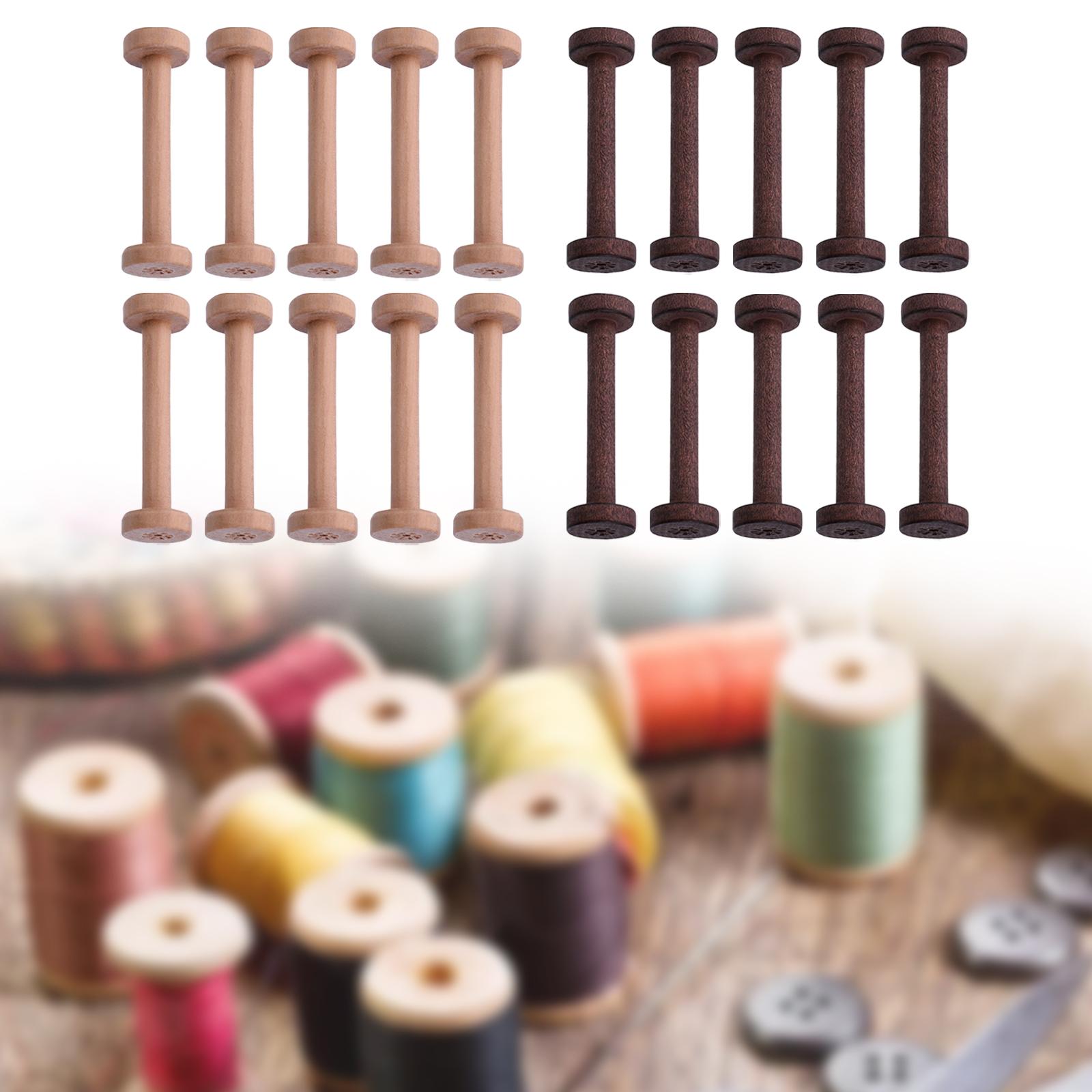 Bobinas de Madeira 10 Peças co - Thread Bobbins Empty avaliação e preço