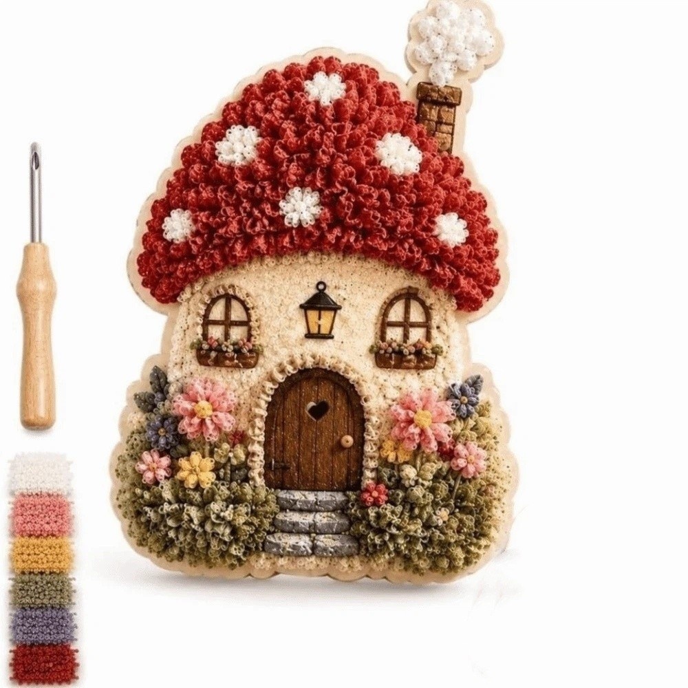 Kit de Arte Poke para Cena de  - Sewing Textile Art avaliação e preço