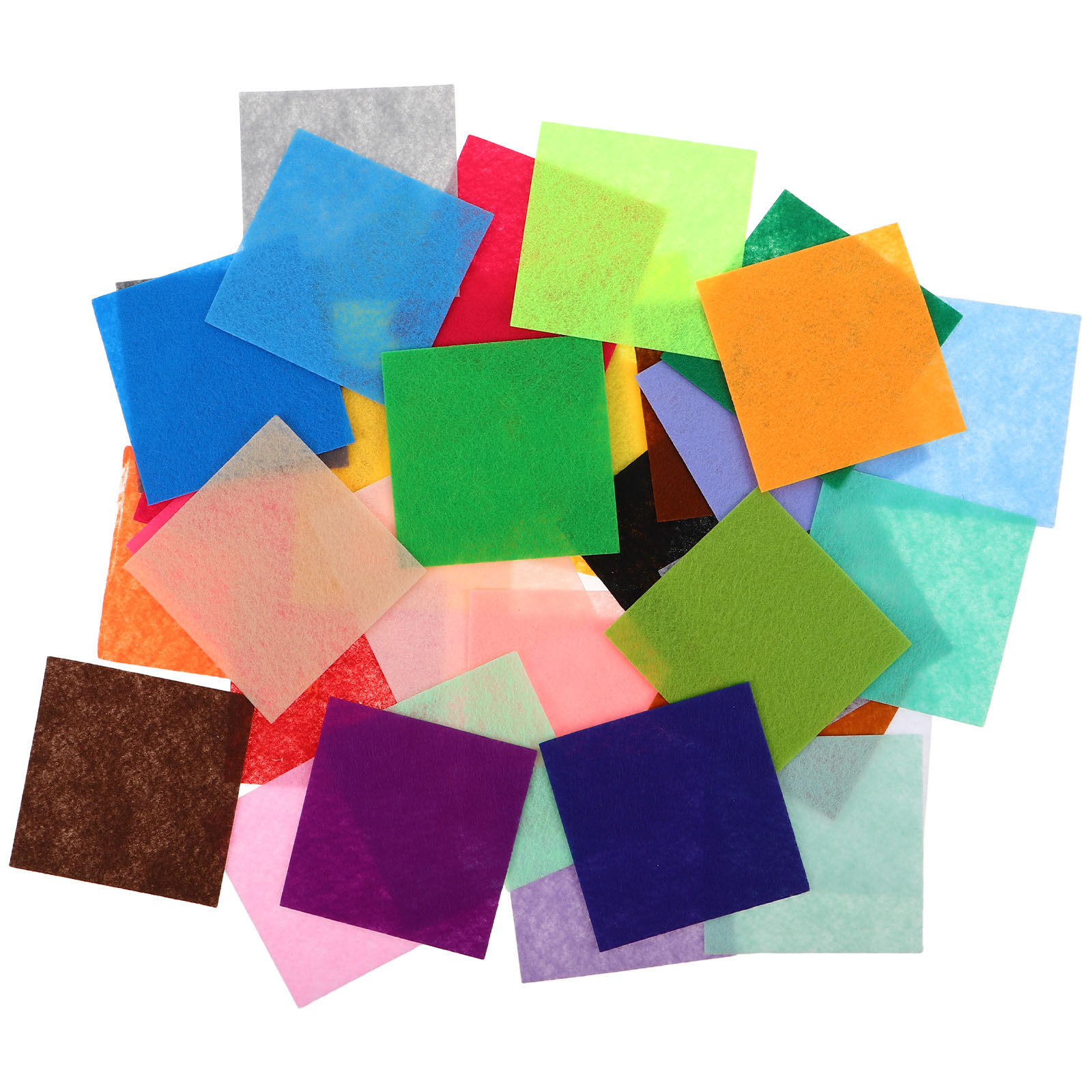 120 Peças de Quadrados de Felt - Sewing Textile Art avaliação e preço