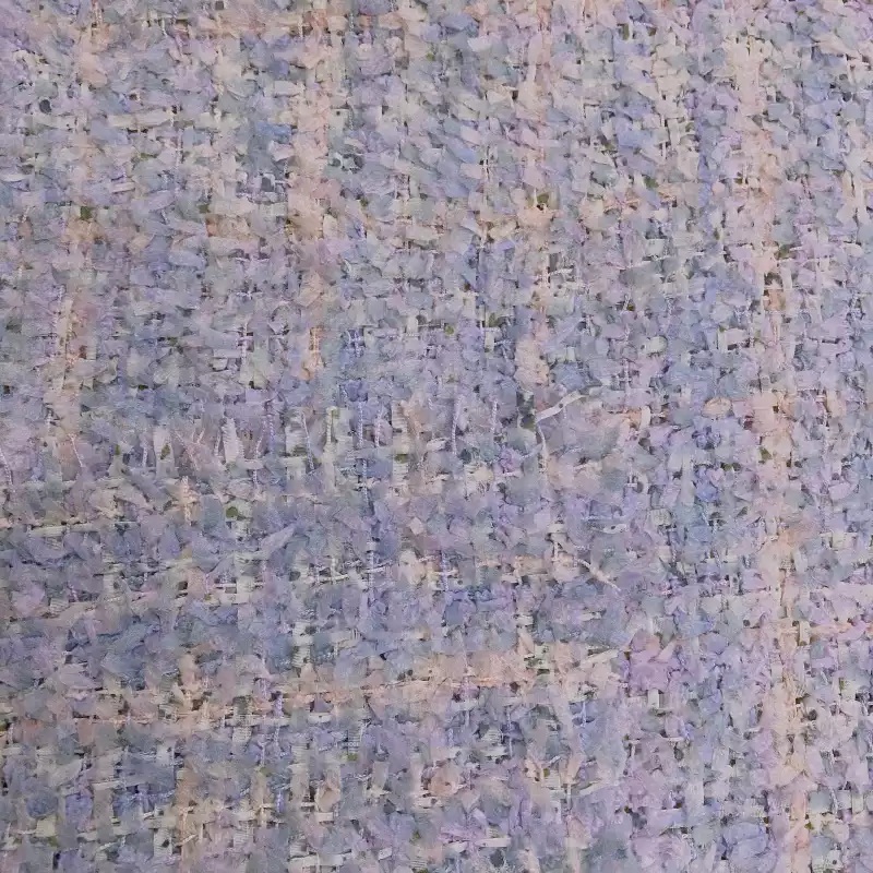 Tecido Tweed Trançado Roxo Cla - Sewing Tweed Fabric avaliação e preço