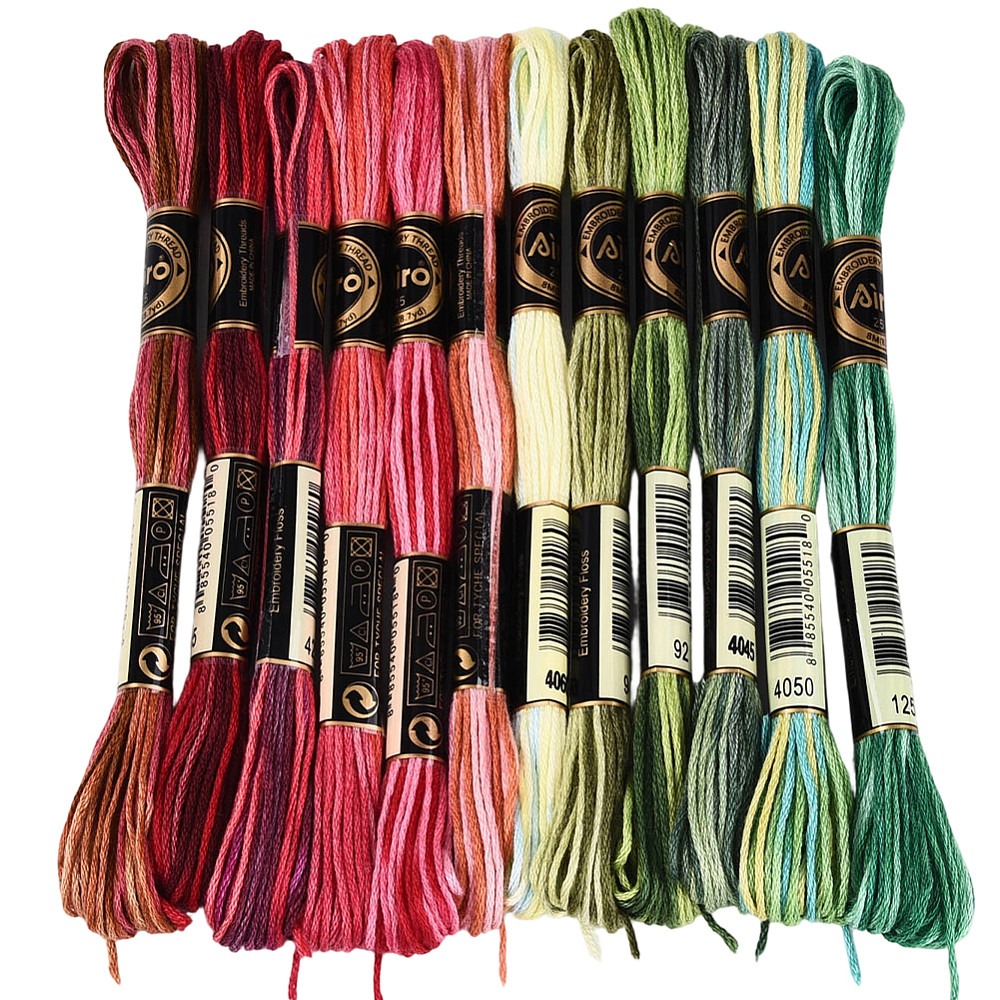 105 Jardas de Linha de Bordado - Embroidery Floss Thread avaliação e preço