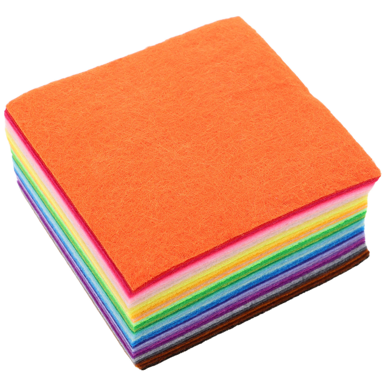 120 Peças de Feltro Quadradas  - Sewing Textile Art avaliação e preço
